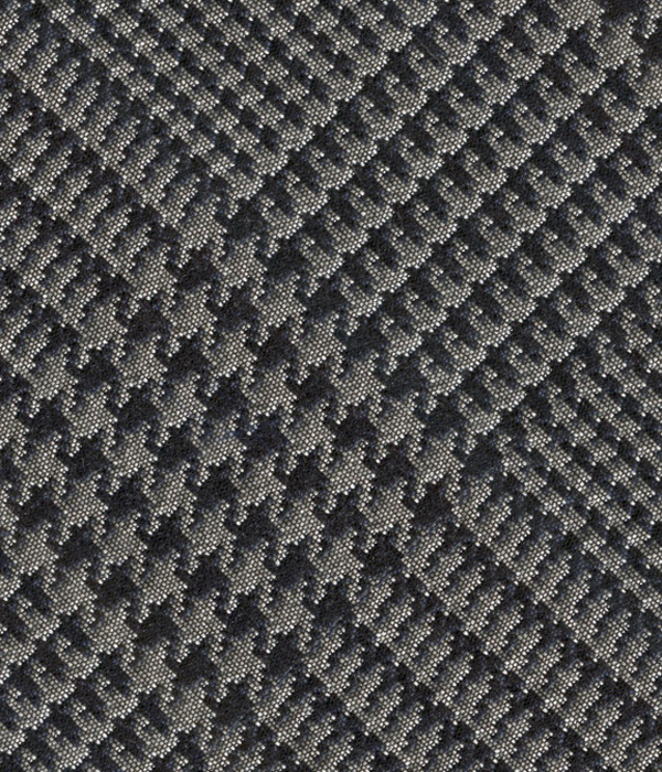 【国産】グレー×ネイビー 千鳥格子グレンチェック柄 ネクタイ