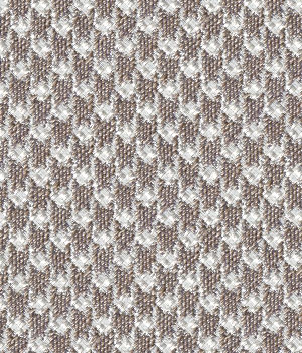 【インポート】ベージュ 千鳥格子柄 ネクタイ