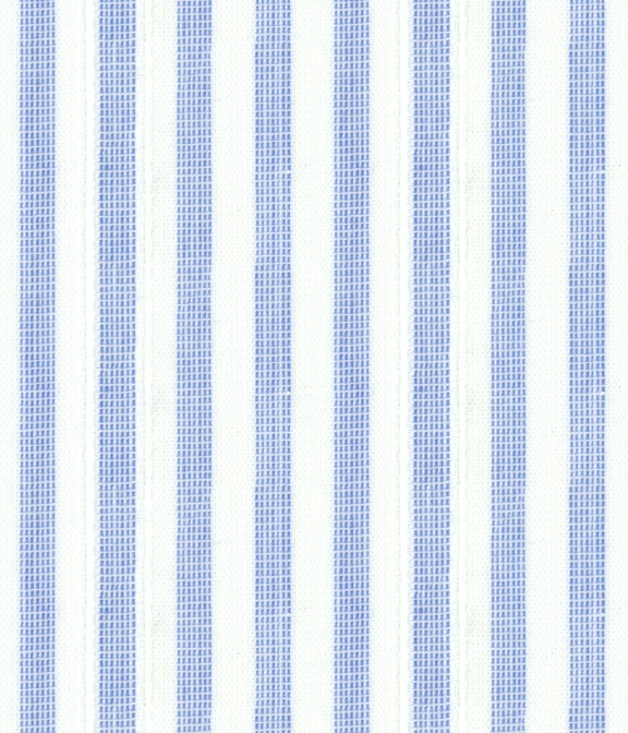 【Organic Cotton】サックス ドビーストライプ ドレスシャツ