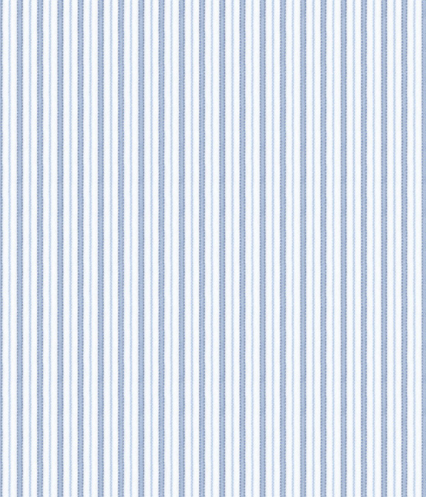 サックス ブロード ストライプ ドレスシャツ