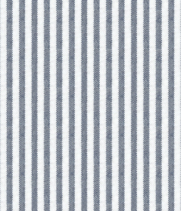 【THE STATES MADE】ネイビー シアサッカー ストライプ ドレスシャツ