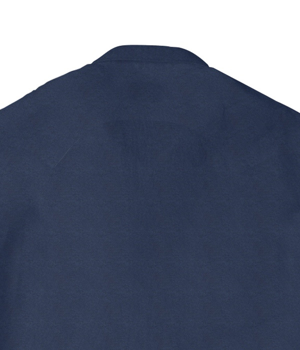 【Organic Cotton】ネイビー フランネル 無地 ウエスタンシャツ