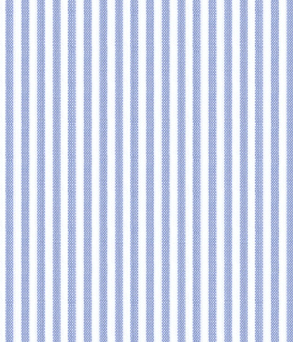 【COOLMAX】形態安定 ブルー ブロード ストライプ ドレスシャツ