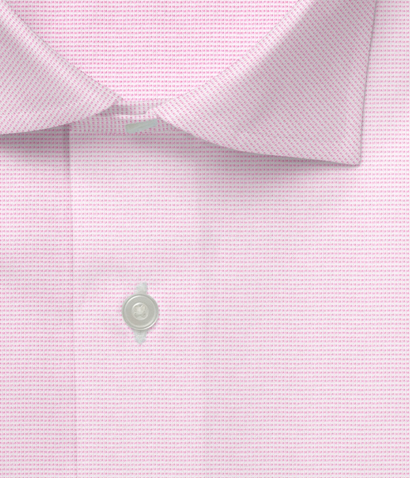 【COOLMAX】形態安定 ピンク オックスフォード ピンヘッド ドレスシャツ（Made to Measure）
