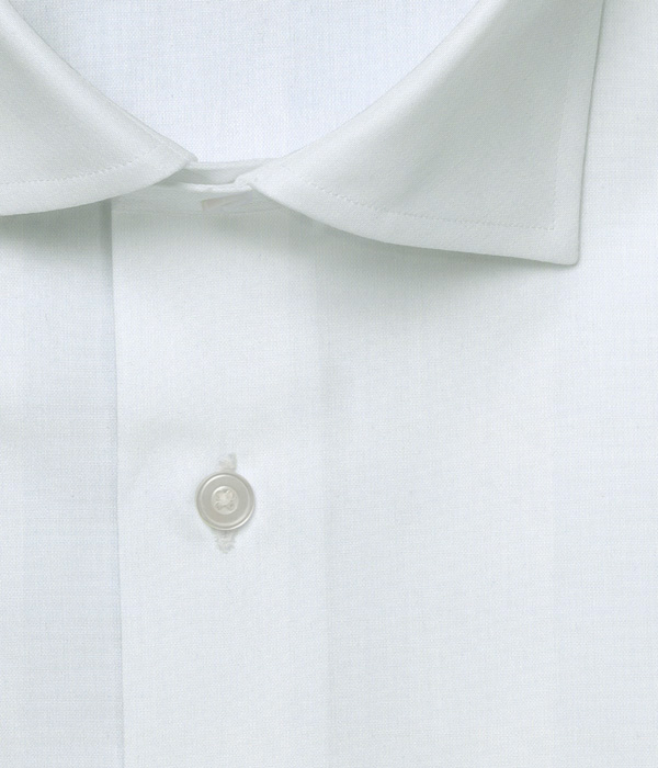 綿ポリ 形態安定 ホワイト オックス ドレスシャツ