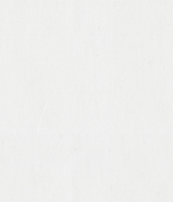 【CANCLINI】200/3 ホワイト ブロード 無地 ドレスシャツ