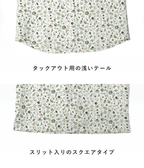 【LIBERTY】テディ・タラント プリント オープンカラーシャツ