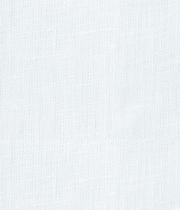 【THOMAS MASON Linen】イージーケア ホワイト リネン 無地 ドレスシャツ