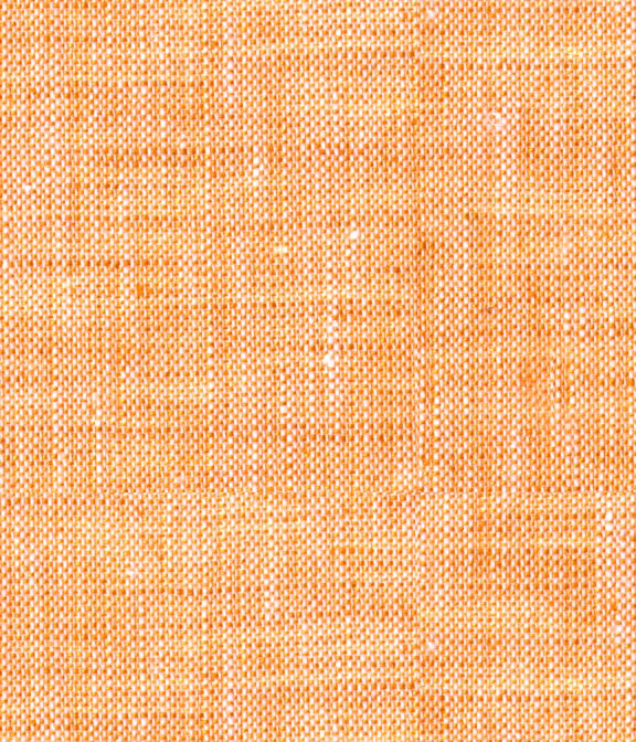 【Herdmans Linen】オレンジ リネン 無地 ドレスシャツ（Easy Order）