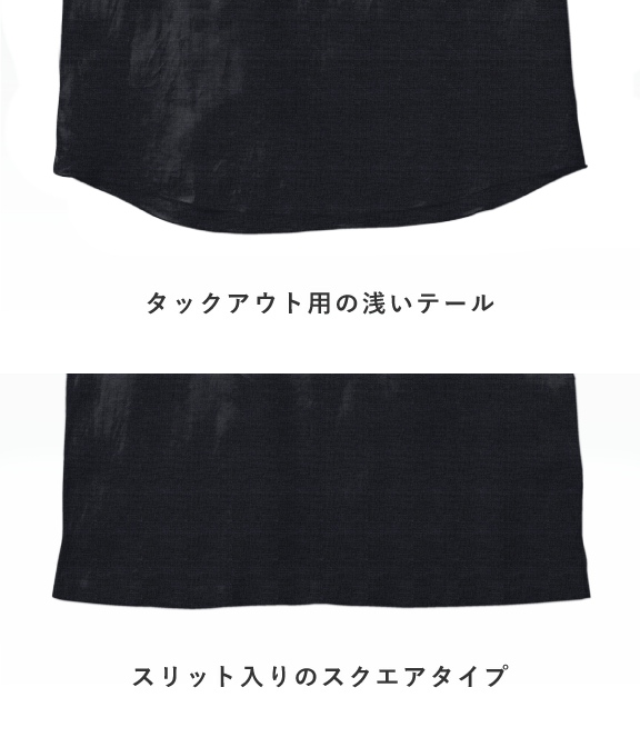 【Herdmans Linen】ネイビー リネン 無地 カプリシャツ