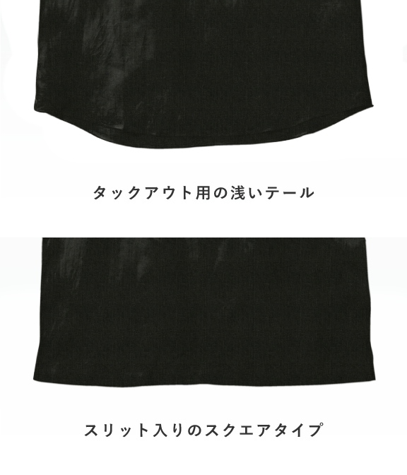 【Herdmans Linen】ブラック リネン 無地 カプリシャツ