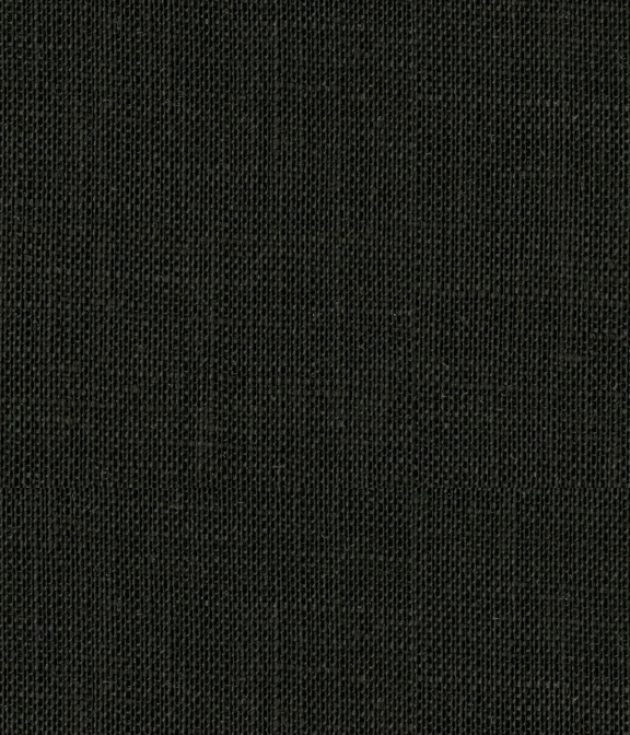 【Herdmans Linen】ブラック リネン 無地 ドレスシャツ