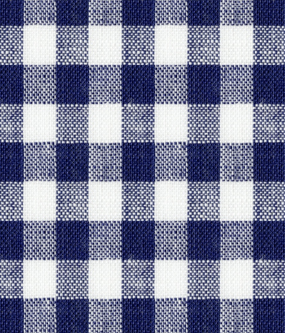 【Herdmans Linen】ブルー リネン ギンガムチェック ドレスシャツ