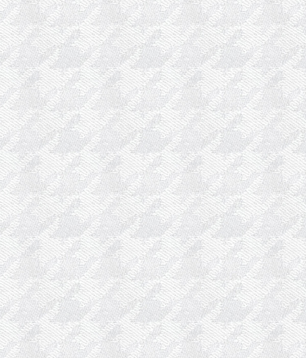 ホワイト 千鳥格子ジャカード ドレスシャツ
