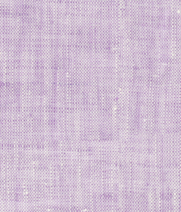【Herdmans Linen】パープル リネン 無地 カプリシャツ