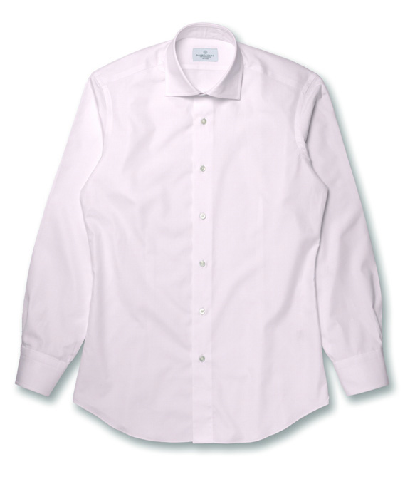 【Royal Caribbean SILVER】100/2 ピンク ロイヤルオックス 無地 ドレスシャツ