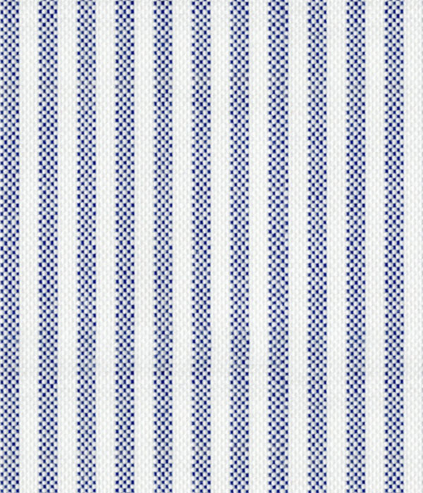 【AMERICAN SEA ISLAND COTTON】 ブルー オックス ストライプ ドレスシャツ