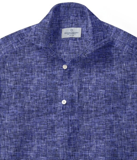 のりのりのり　　LINEN VOILE バンドカラー　リネン　シャツ J.PRESS｜【HYBRID LINEN】 バンドカラーシャツ | Rakuten