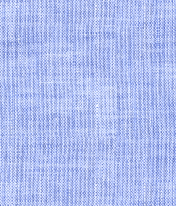 【ALBINI Linen】サックス リネン 無地 カプリシャツ