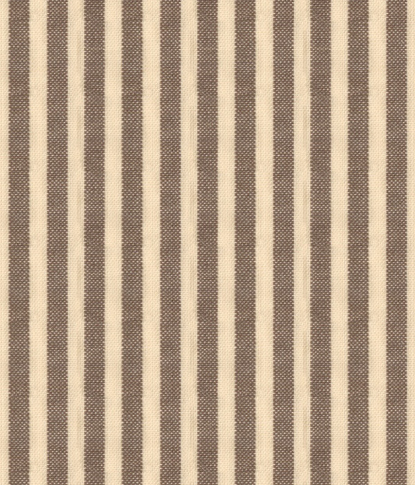 【SIDOGRAS】ブラウン シアサッカー ストライプ オープンカラーシャツ