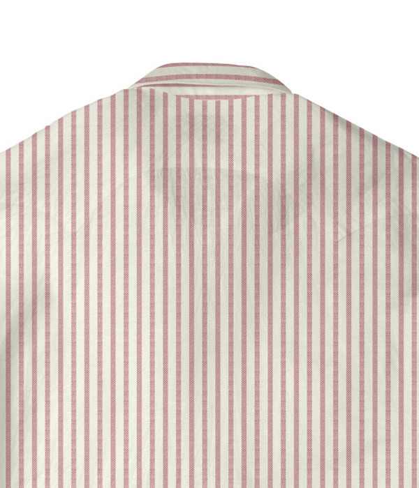 【SIDOGRAS Organic Cotton】レッド オックス ストライプ ウエスタンシャツ