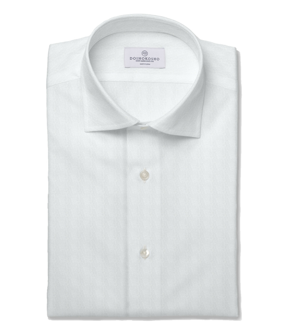 【IMPORTED】SOKTAS 形態安定 ホワイト ツイルドレスシャツ