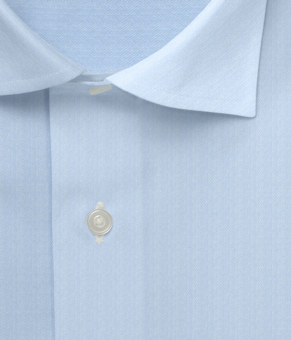【SOKTAS】形態安定 サックス ツイルドレスシャツ（Made To Measure）