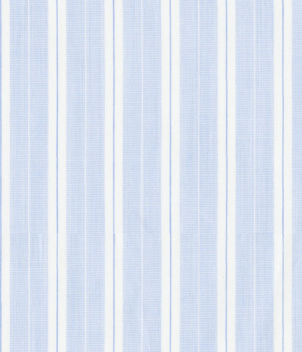 【Albini】サックス ブロードストライプ ドレスシャツ