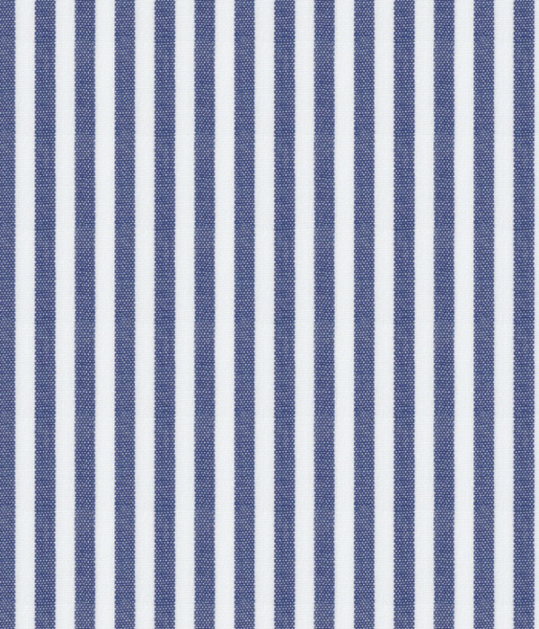 【SIDOGRAS】イージーケア ブルー ブロード ストライプ ドレスシャツ