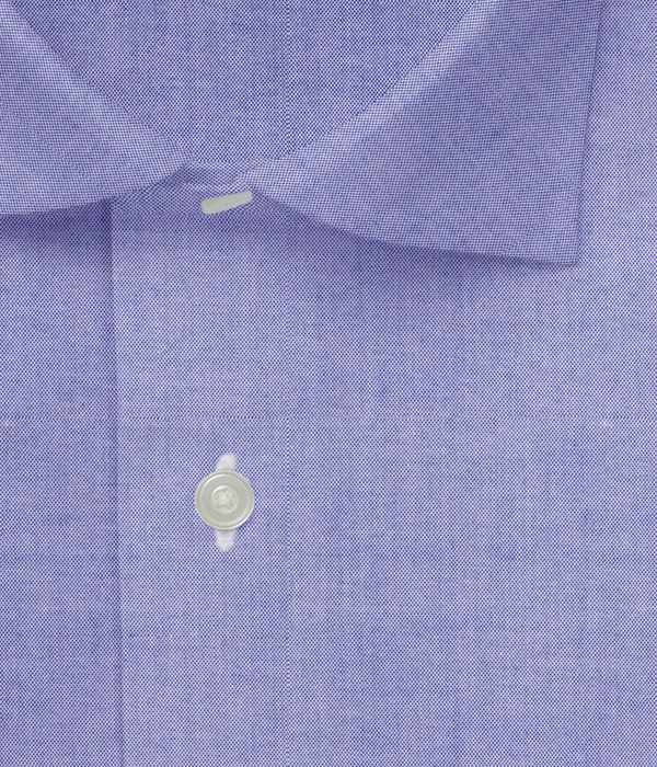 【まとめ買い対象】ブルーピンオックス無地シャツ