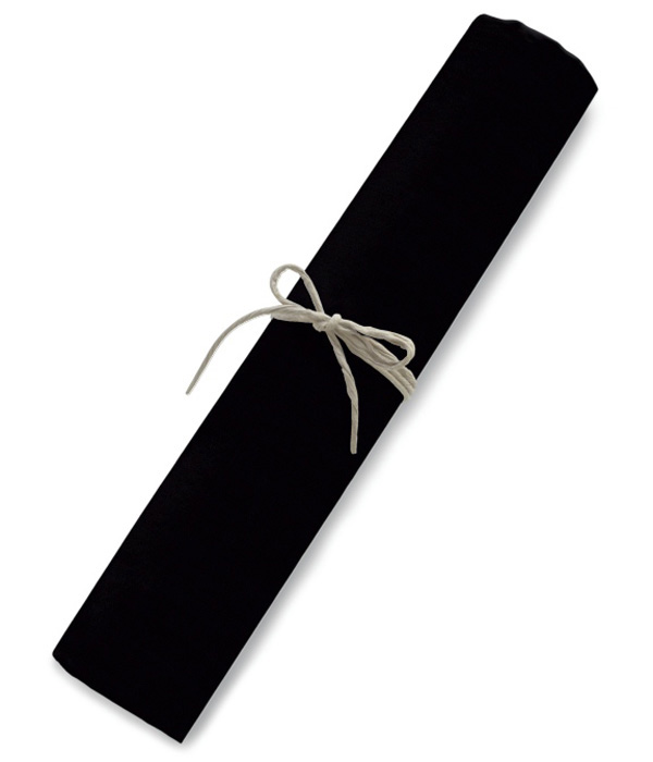 【まとめ買い対象】リネンブラック無地シャツ