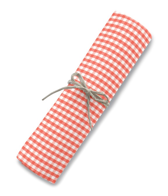 【まとめ買い対象】オレンジオックスチェックシャツ