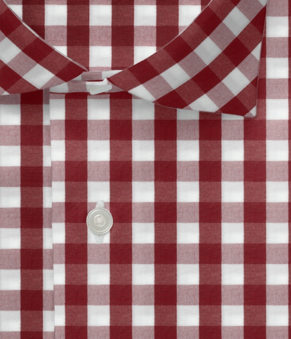 【まとめ買い対象】レッドブロードチェックシャツ