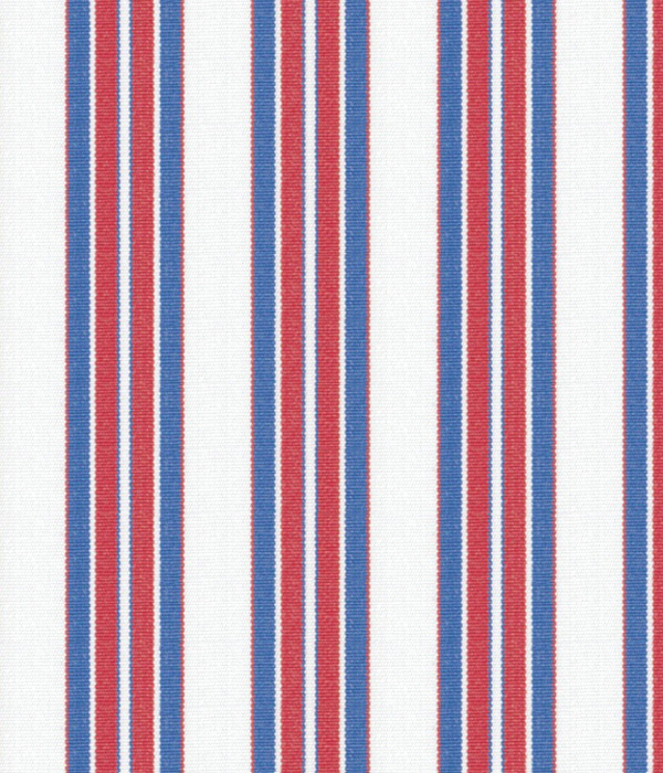 【まとめ買い対象】THOMAS MASON レッド×ブルーブロードストライプシャツ