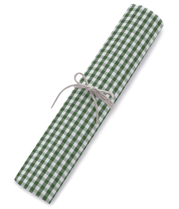 【まとめ買い対象】getzner グリーンギンガムチェックシャツ