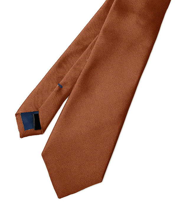 インポート】オレンジ ソリッド ネクタイ | 土井縫工所 公式通販