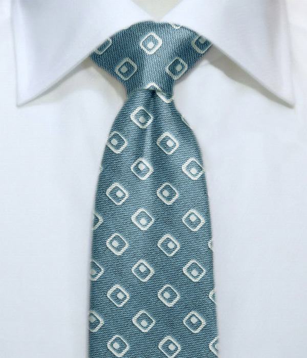 【インポート】サックス 小紋柄 ネクタイ
