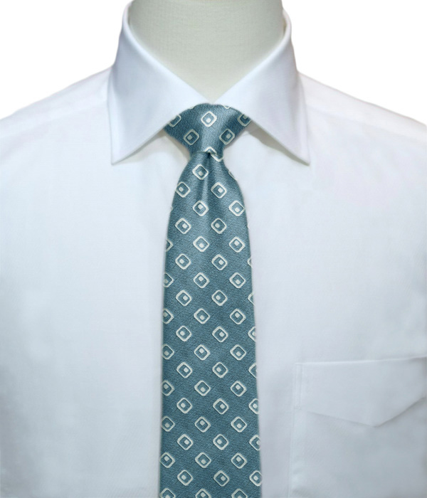 【インポート】サックス 小紋柄 ネクタイ