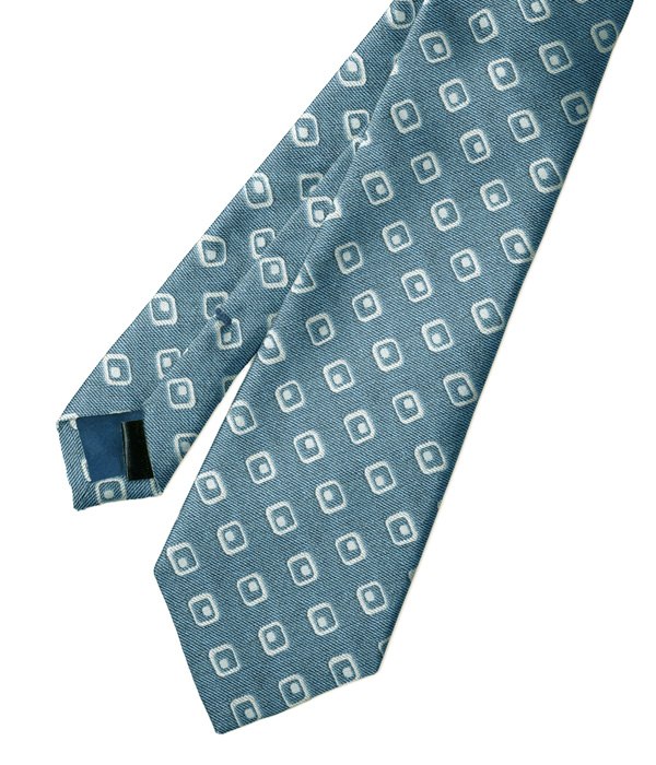 【インポート】サックス 小紋柄 ネクタイ