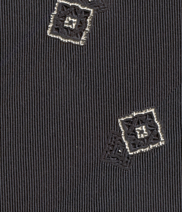 【インポート】ブラック モチーフ柄 ネクタイ