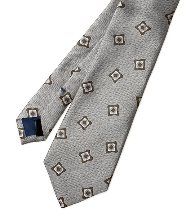 インポート】グレー 小紋柄 ネクタイ | 土井縫工所 公式通販｜オーダー
