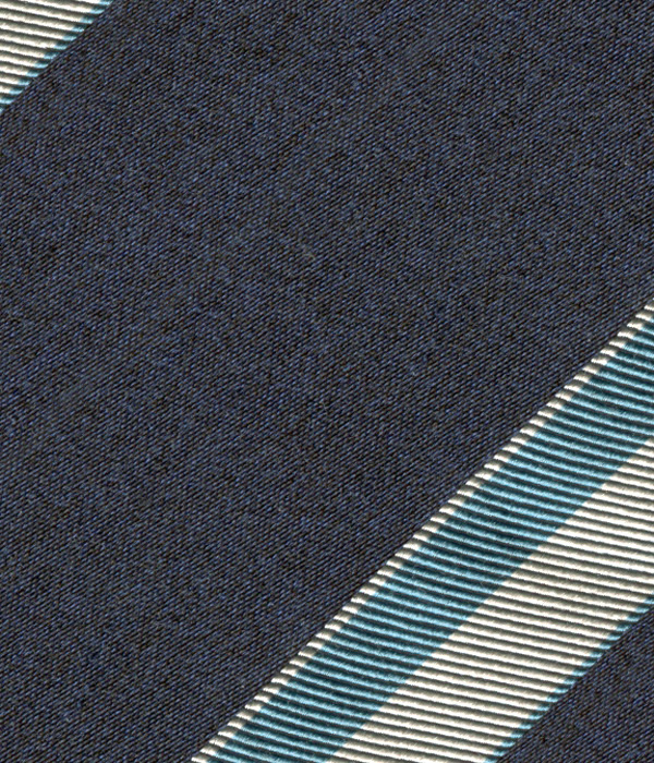 【インポート】ネイビー×サックス レジメンタル柄 ネクタイ