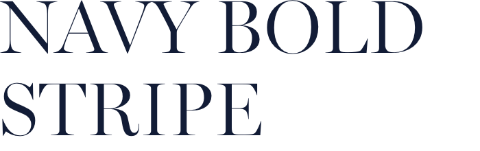navy bold stripe