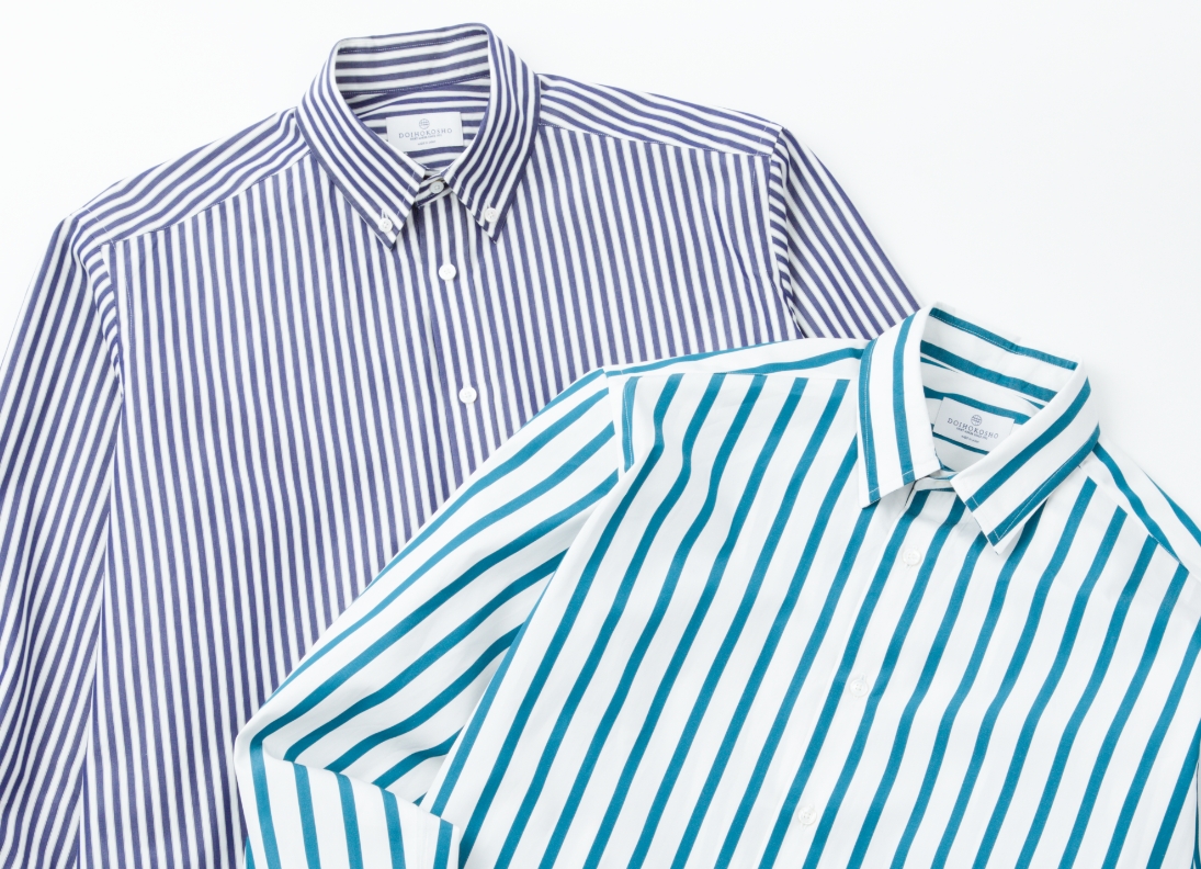 新着】ストライプシャツ オーダーシャツ vol.1|2025 SS|土井縫 新着】ストライプシャツ オーダーシャツ vol.1|2025 SS|土井縫